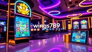 Explore the vibrant gaming experience at wings789 with captivating visuals and sleek design.