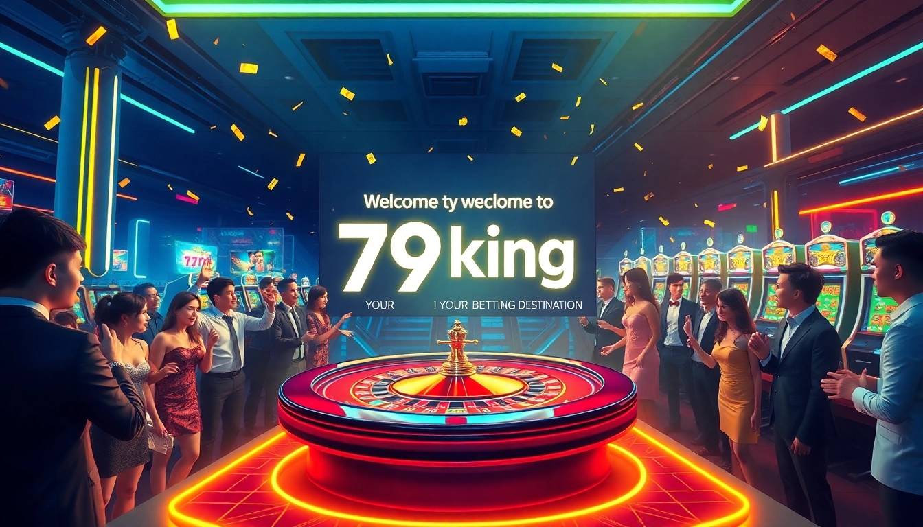 Explore the thrilling atmosphere at trang chủ 79king, featuring enthusiastic players at vibrant roulette tables.
