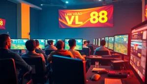 Dive into the thrill of sports betting with link vào vl88 showcasing players engaged in exciting betting activities.