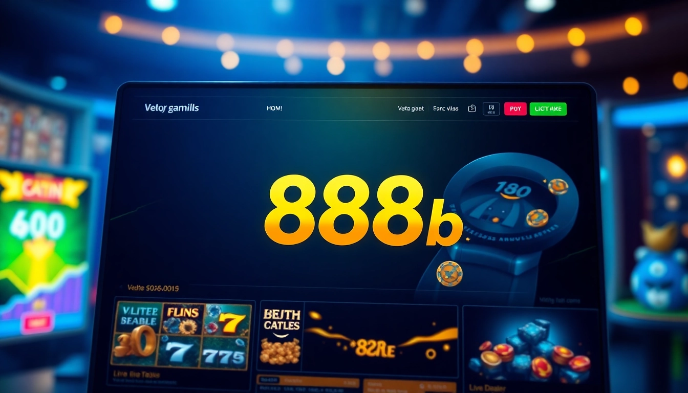 Explore the features of the latest link vào 888b, showcasing exciting game interfaces and vibrant design.